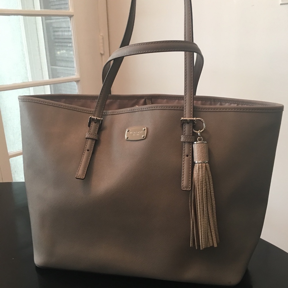 100% Authentic Michael Kors grey tote